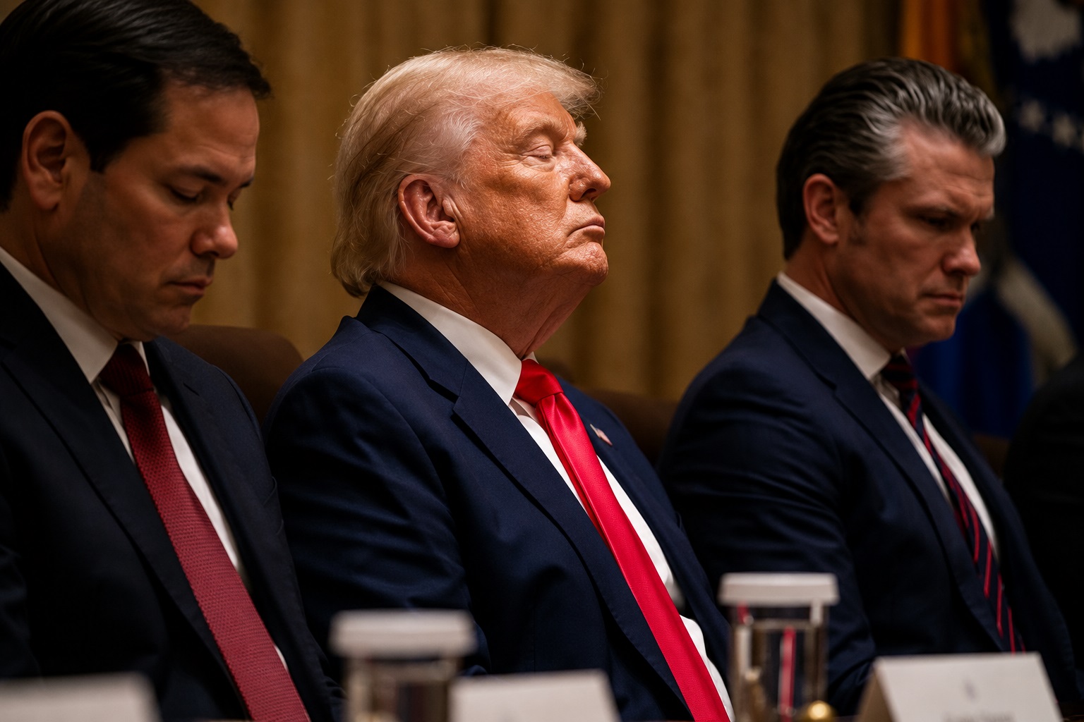 Rubio, Trump, Hegseth