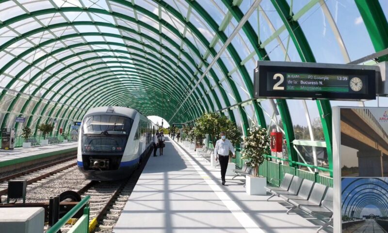 Mersul trenurilor spre Aeroportul Otopeni, modificat temporar. 12 curse au fost suspendate