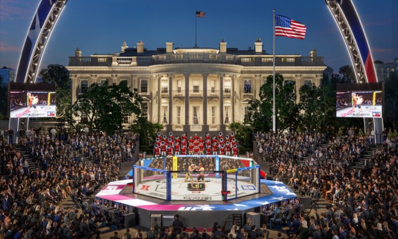 Trump construiește o arenă UFC pentru evenimentul „Freedom 250”