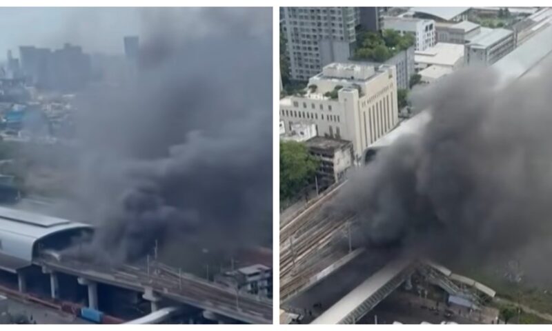 Coliziune violentă între un tren de marfă și un autobuz în Bangkok. Sunt foarte multe victime