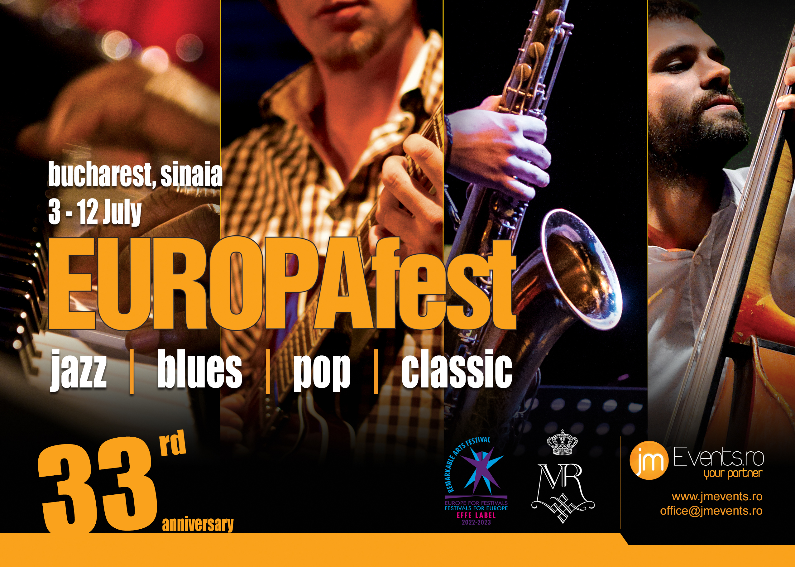 EUROPAfest 2026 - artiști din 14 țări la București. Biletele sunt disponibile pe iaBilet.ro
