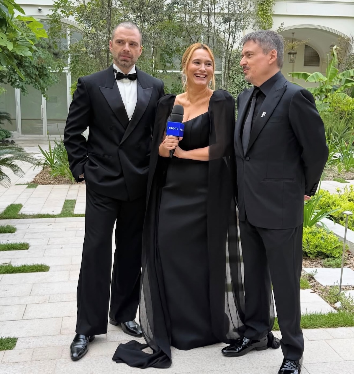 Andreea Esca cu Sebastian Stan și Cristian Mungiu la Cannes, 2026