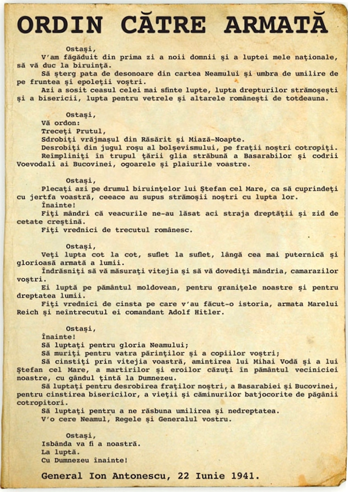 „Ostași, vă ordon: treceți Prutul!” De ce a intrat România în Al Doilea Război Mondial de partea Germaniei naziste