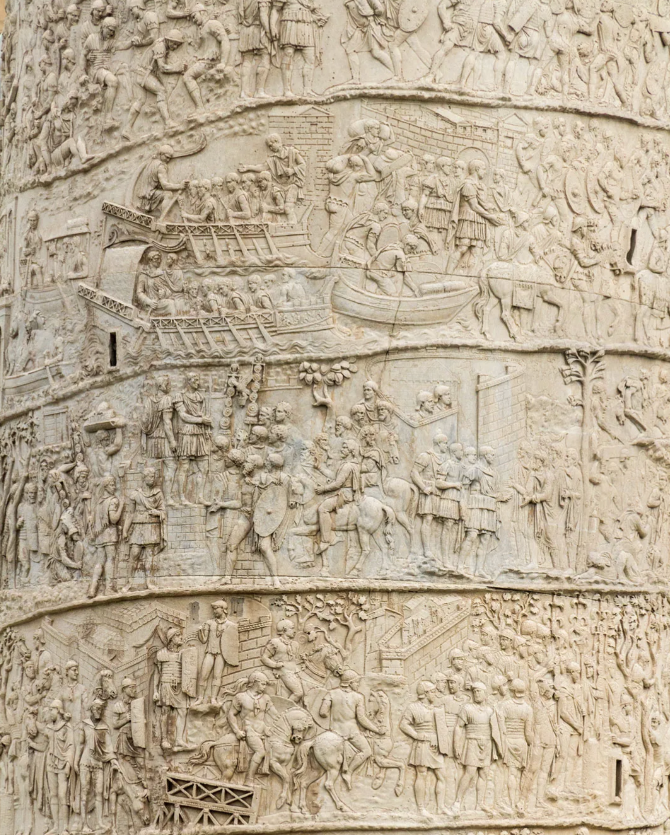 Columna lui Traian, detaliu