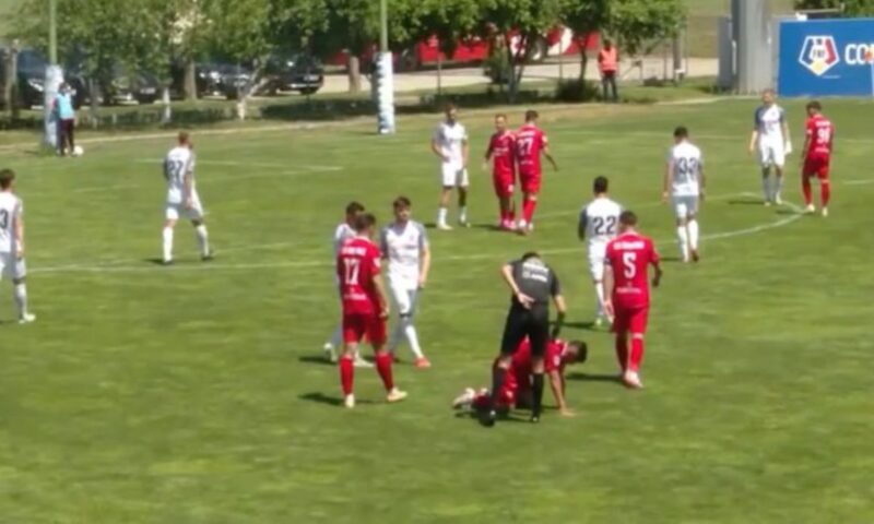 CS Dinamo și CSC Șelimbăr au remizat în prima manșă a barajului pentru menținerea în Liga 2