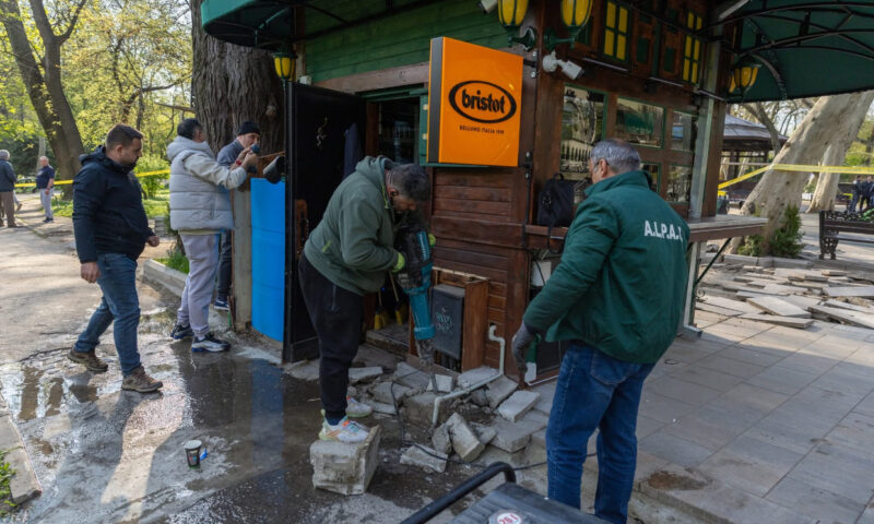 Terasa unei vedete PRO TV a fost demolată. Era situată în centrul Capitalei