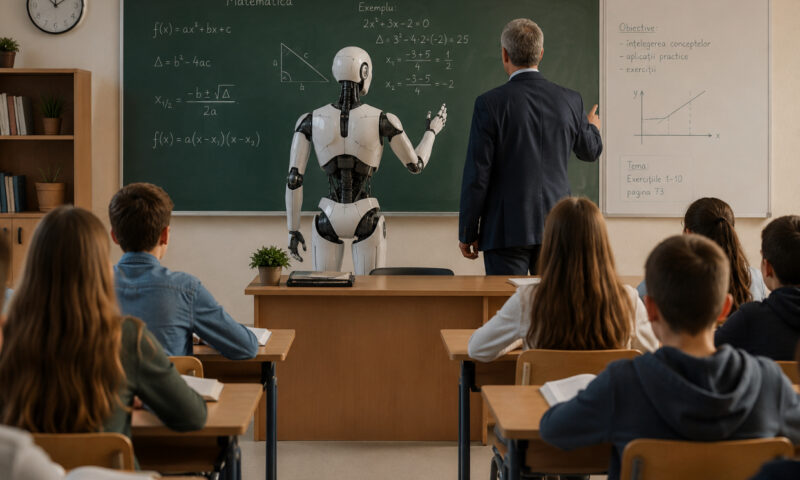 Inteligența artificială, partener de catedră pentru profesori. Noile tehnologii, acceptate oficial în procesul de predare