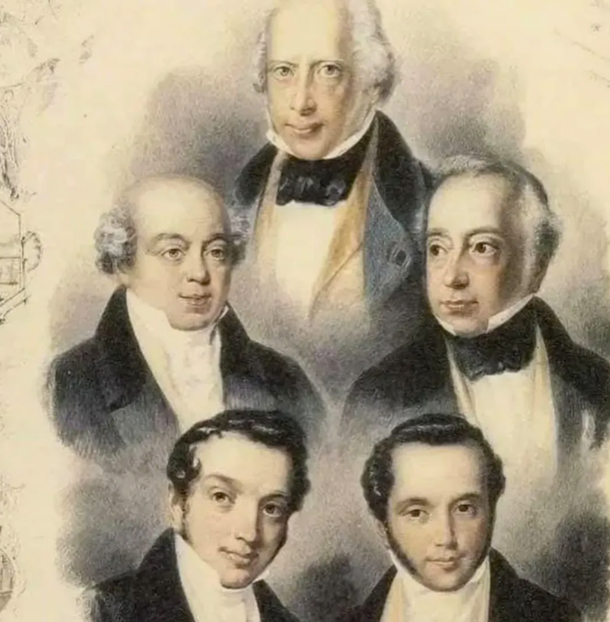 Începuturile familie Rothschild, Mayer Mayer Amschel Rothschild, cu fii