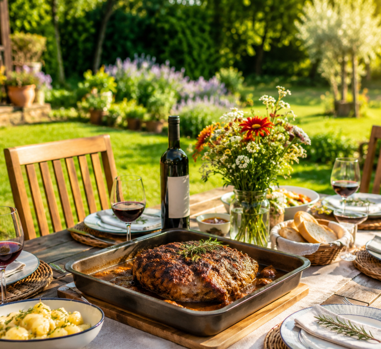 Friptura la tavă cu sos de vin, preparatul care nu ar trebui să lipsească de pe masa de Rusalii