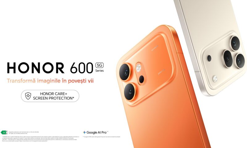 HONOR 600 ajunge în România: seria care aduce AI-ul și fotografia avansată mai aproape de segmentul premium mid-range