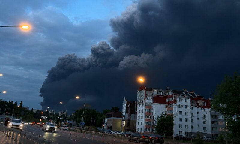 Ucraina a lovit rafinăria din Riazan cu drone. Incendii și explozii au fost raportate în mai multe regiuni din Rusia