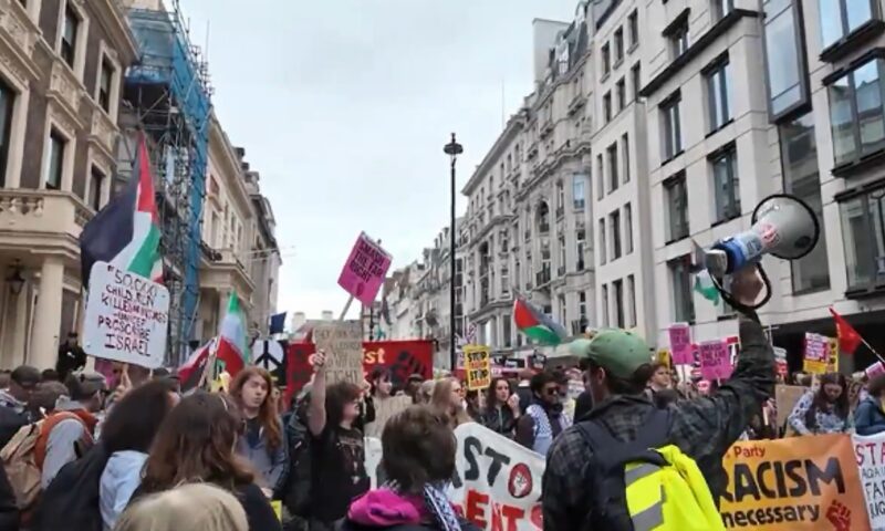 Instigare la asasinat, la mitingul pro-palestinian din Londra. Cine este ținta