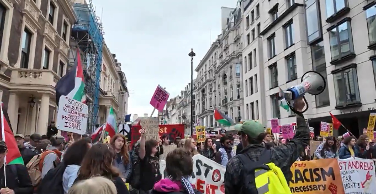 Instigare la asasinat, la mitingul pro-palestinian din Londra. Cine este ținta