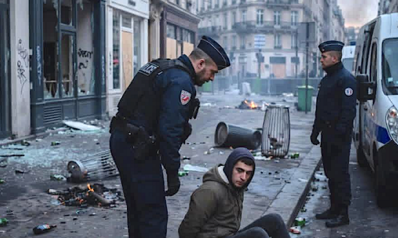 Haos pe străzile Parisului. Peste 280 de arestări și violențe în noaptea victoriei istorice a lui PSG