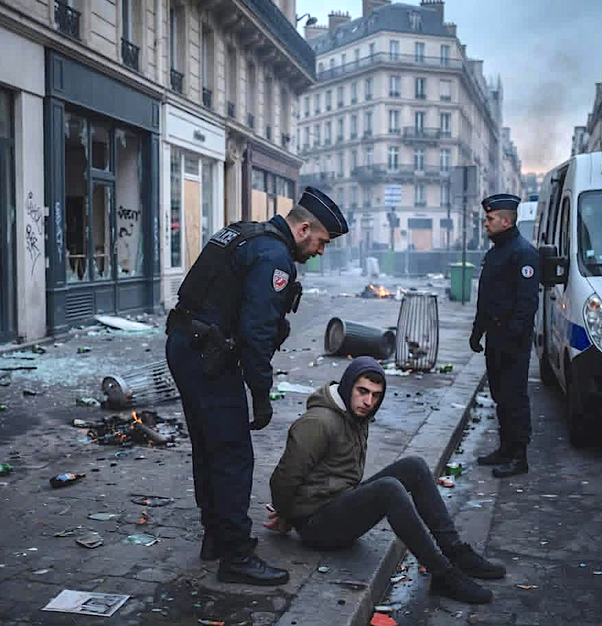 Haos pe străzile Parisului. Peste 280 de arestări și violențe în noaptea victoriei istorice a lui PSG