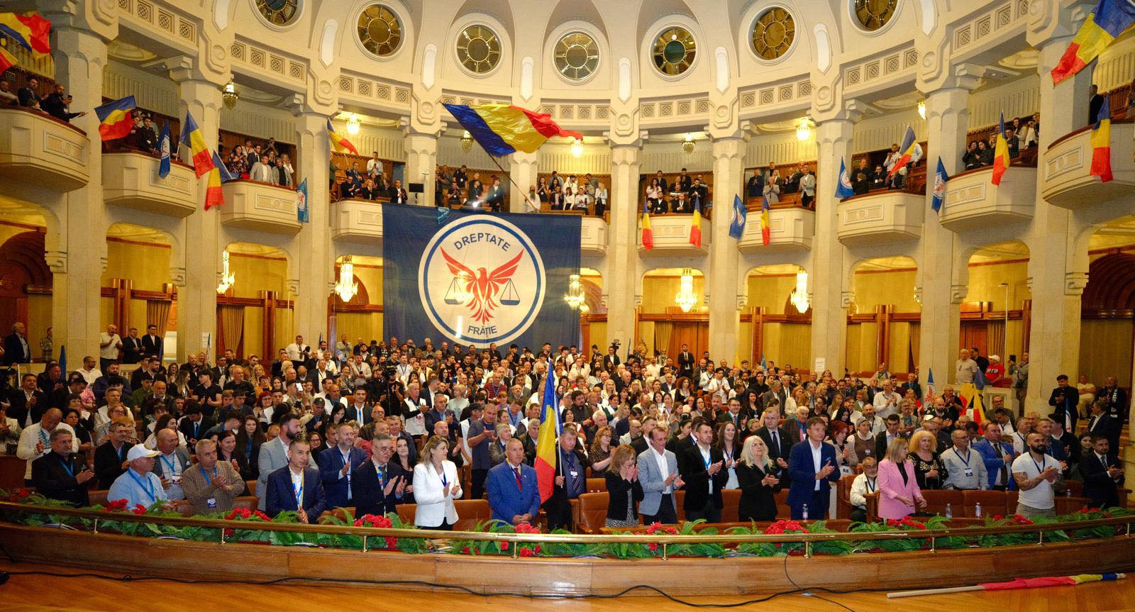 A apărut un nou partid politic în România. A fost lansat la Palatul Parlamentului, în fața a circa 1000 de participanți