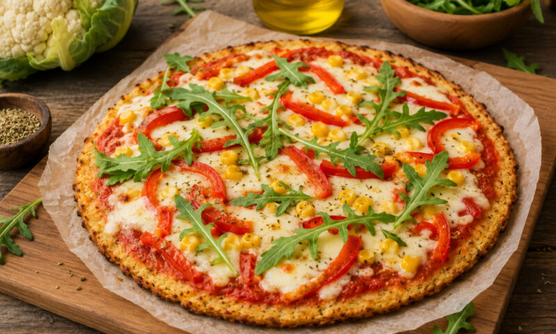Pizza Margherita fără făină, crocantă, simplă, surprinzător de bună