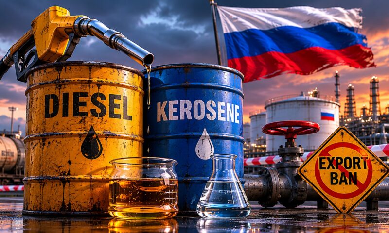Rusia, pe cale să blocheze exporturile de motorină și kerosen. Cauzele și efectele deciziei