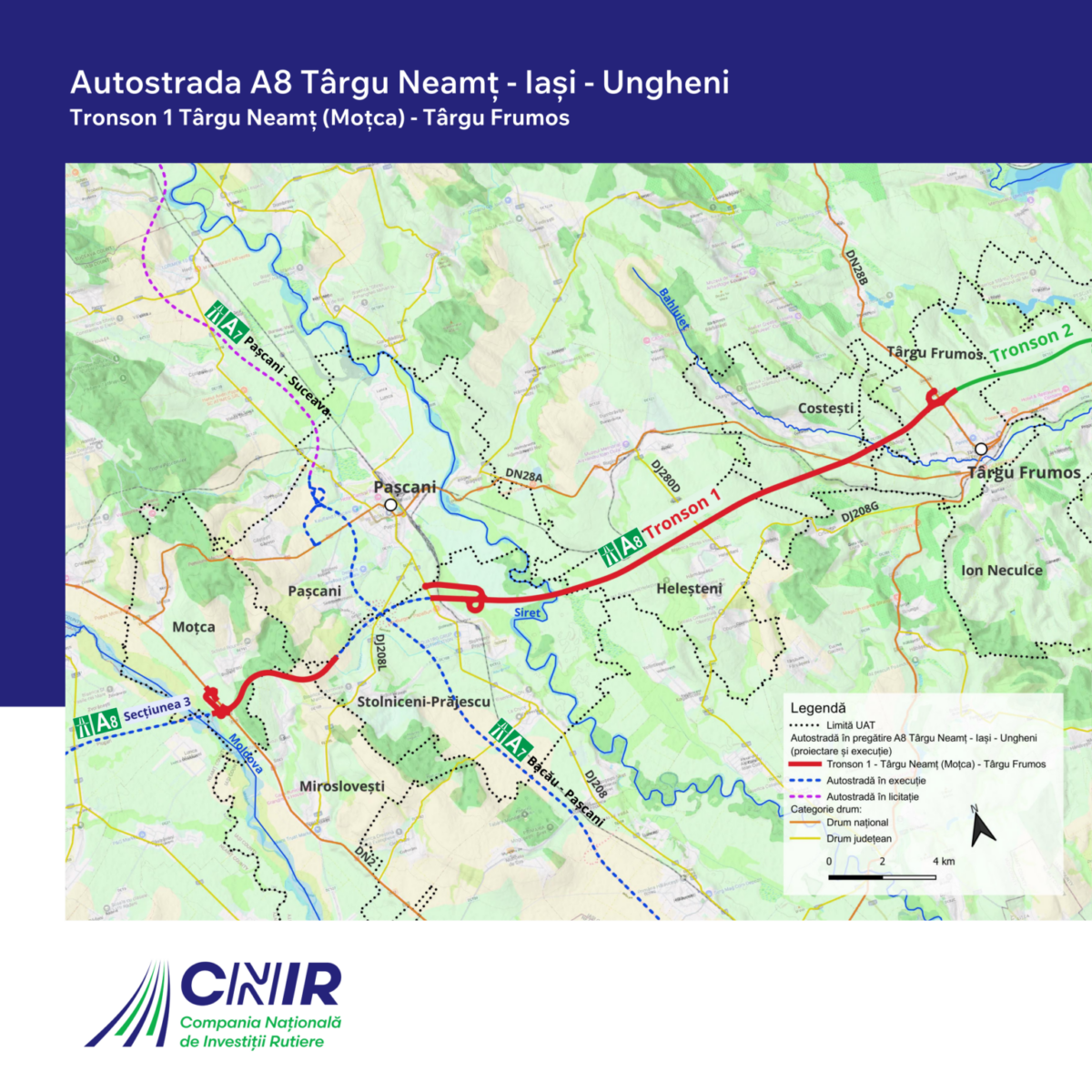Autostrada A8 primește undă verde pentru primul contract SAFE. Segmentul strategic care trebuie construit rapid