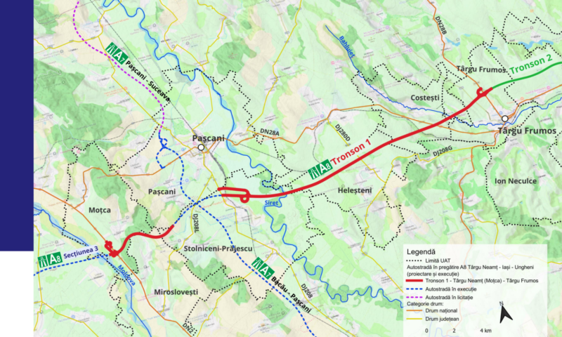 Autostrada A8 primește undă verde pentru primul contract SAFE. Segmentul strategic care trebuie construit rapid