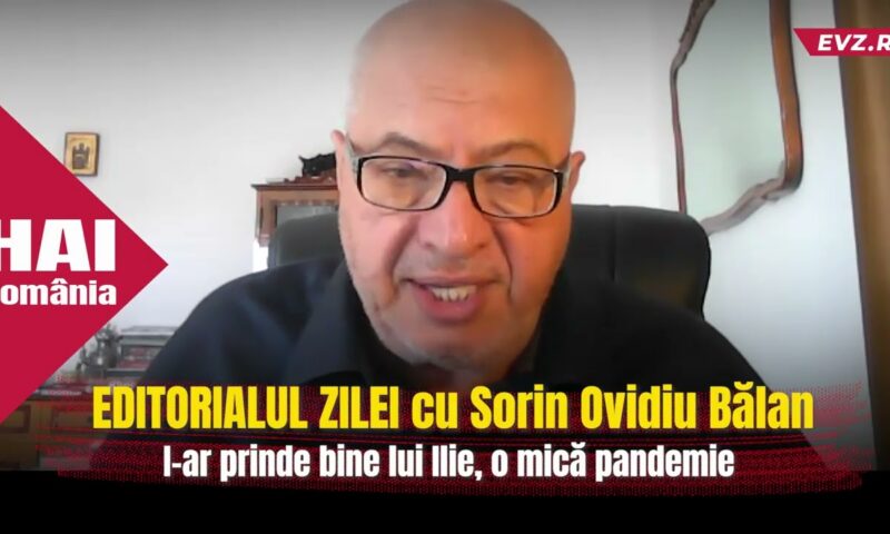 I-ar prinde bine lui Ilie, o mică pandemie