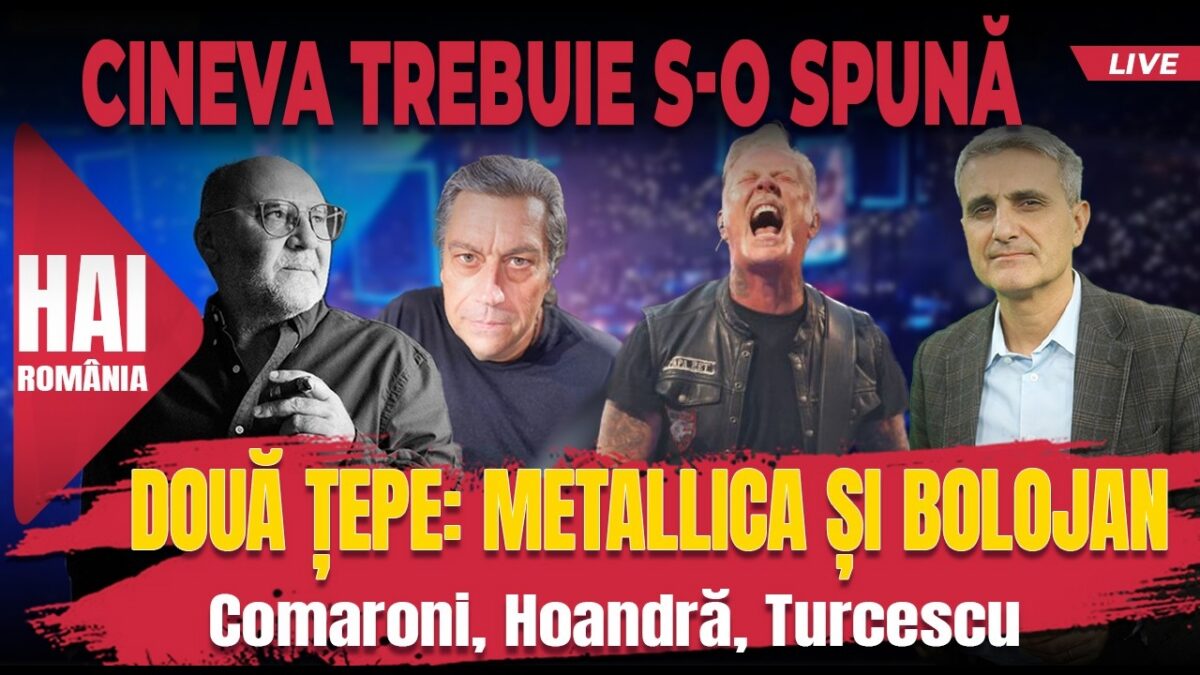 Două țepe: Metallica și Bolojan. Hai LIVE cu Turcescu