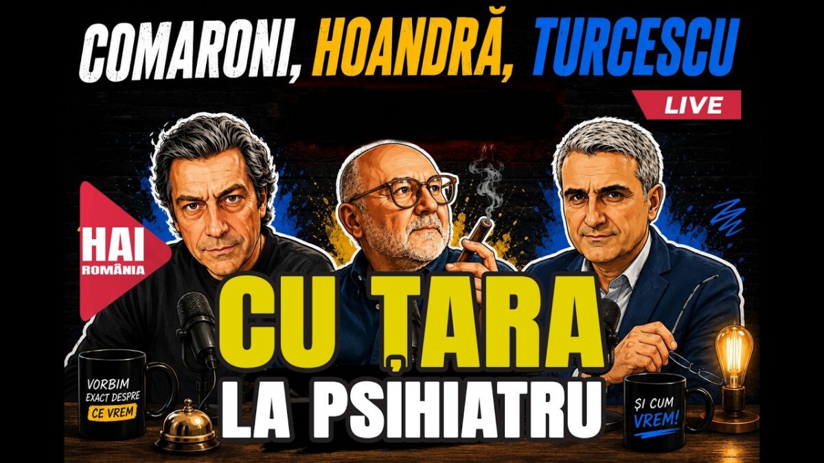 Cu țara la psihiatru. HAI LIVE cu Turcescu