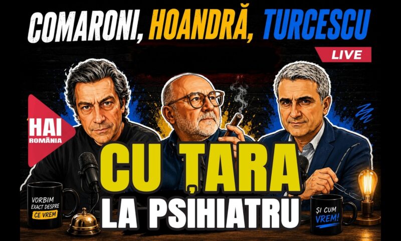 Cu țara la psihiatru. HAI LIVE cu Turcescu