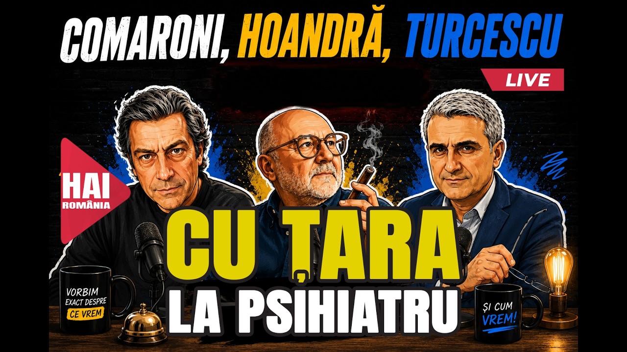Cu țara la psihiatru. HAI LIVE cu Turcescu