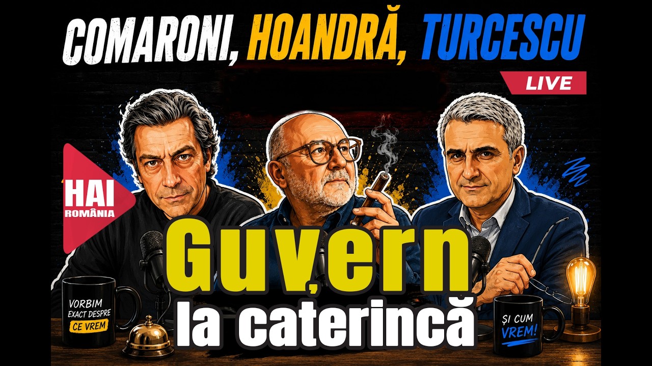 Guvern la caterincă. Hai LIVE cu Turcescu