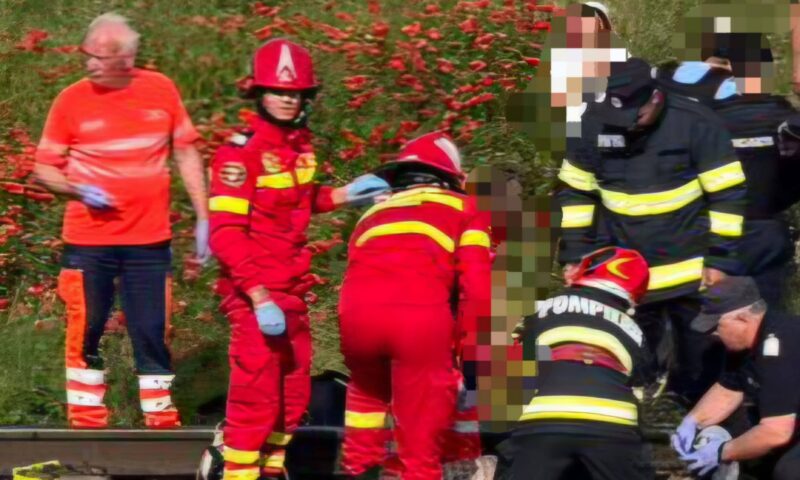 Accident feroviar grav în Ialomița. O femeie a murit, iar un copil de 5 ani a fost rănit