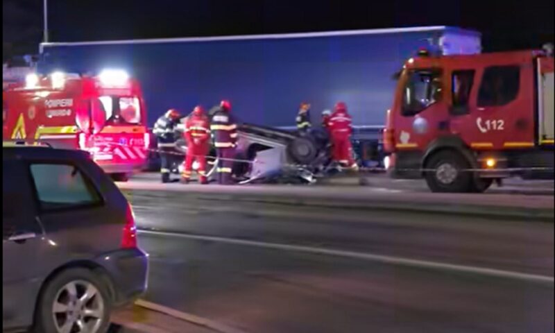 Accident mortal la intrarea într-un sens giratoriu. Șoferul nu a mai putut fi salvat de medici