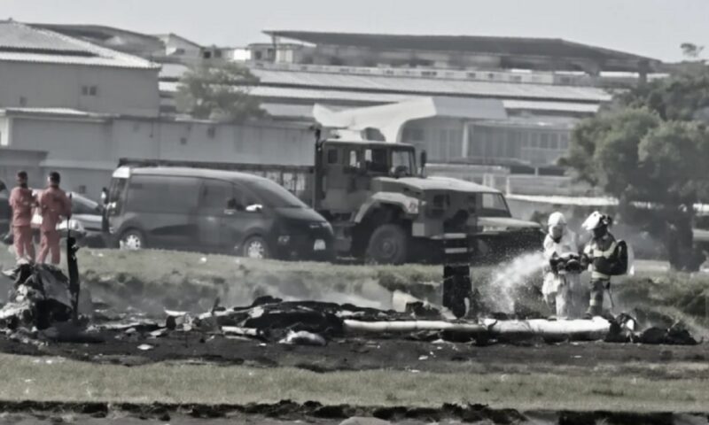 Accident aerian în Taiwan. Un avion s-a prăbușit la un exercițiu militar și doi piloți au murit