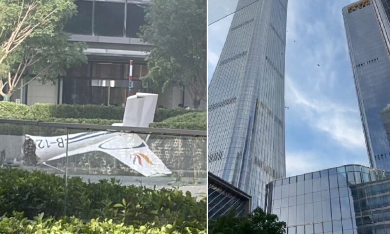 Accident aviatic în centrul financiar al Beijingului. Un avion s-a înfipt în fațada celui mai înalt turn din capitala Chinei