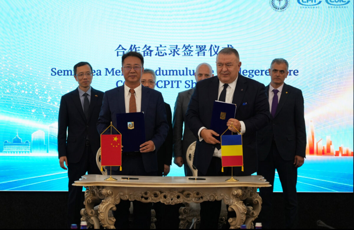 CCIR a semnat un nou Memorandum de Înțelegere cu CCPIT Shanghai