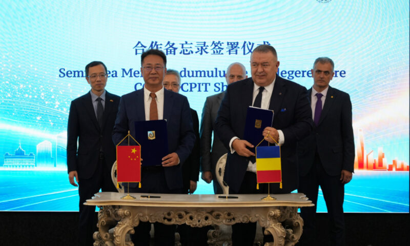 CCIR a semnat un nou Memorandum de Înțelegere cu CCPIT Shanghai