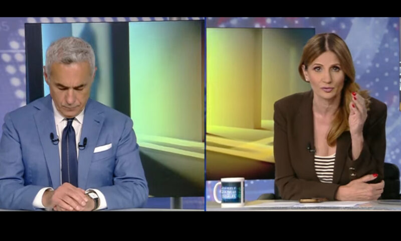 Ruptură  între Călin Georgescu și Anca Alexandrescu. Cei doi s-au certat în direct la TV