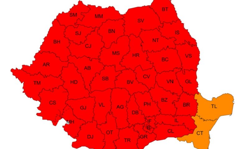 Prognoza meteo, 2 august. Valul de căldură extremă se extinde în Capitală și restul țării