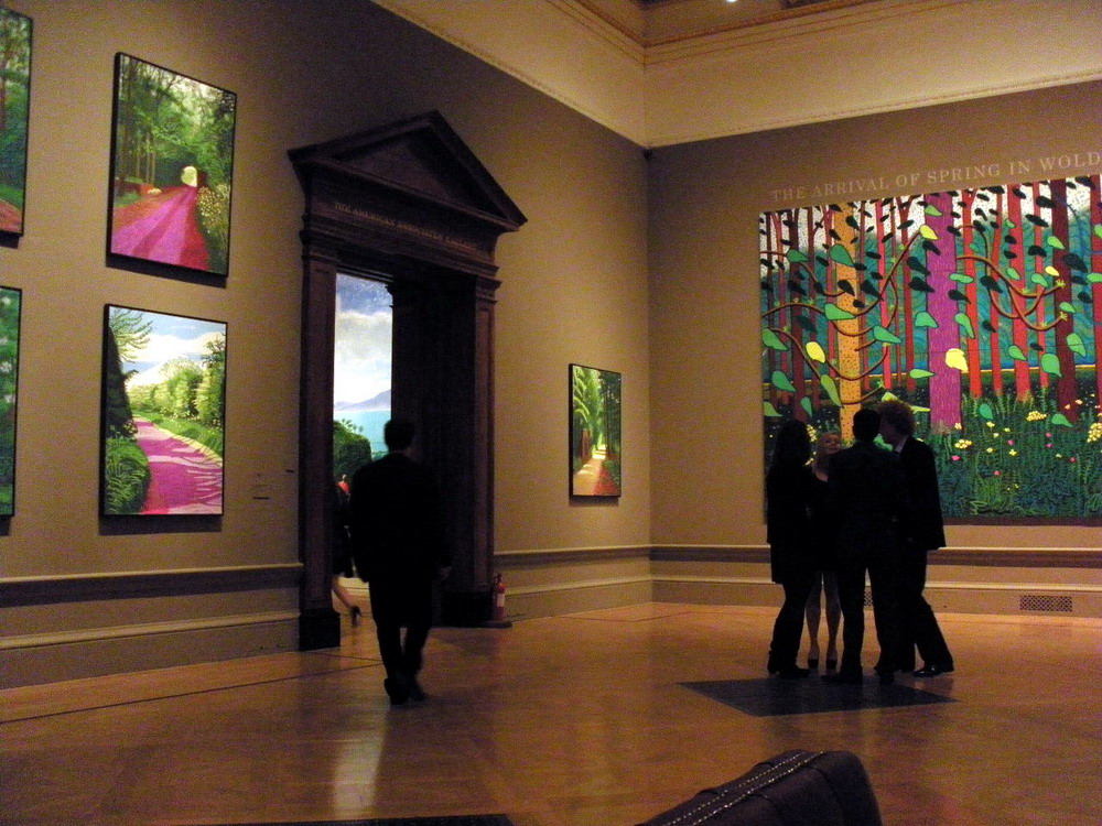 Lucrări de David Hockney la Londra