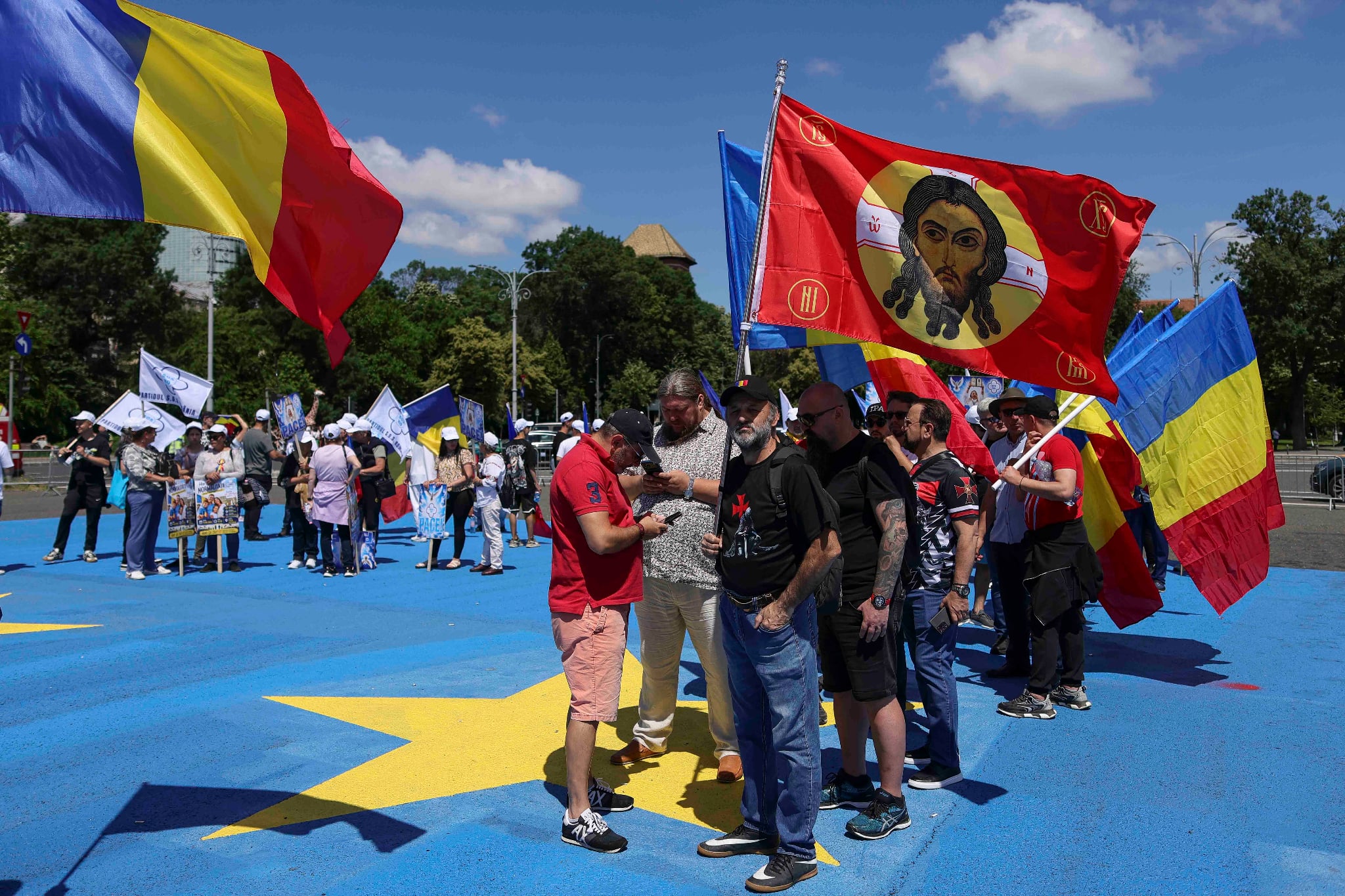 Diana Șoșoacă protest