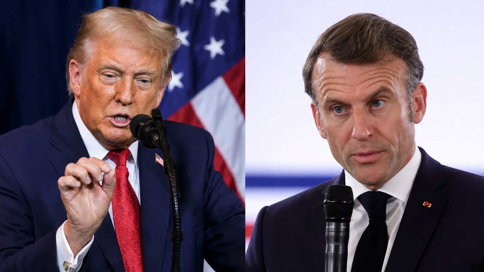 Trump amenință Franța cu taxe vamale de 100% pentru vin și șampanie