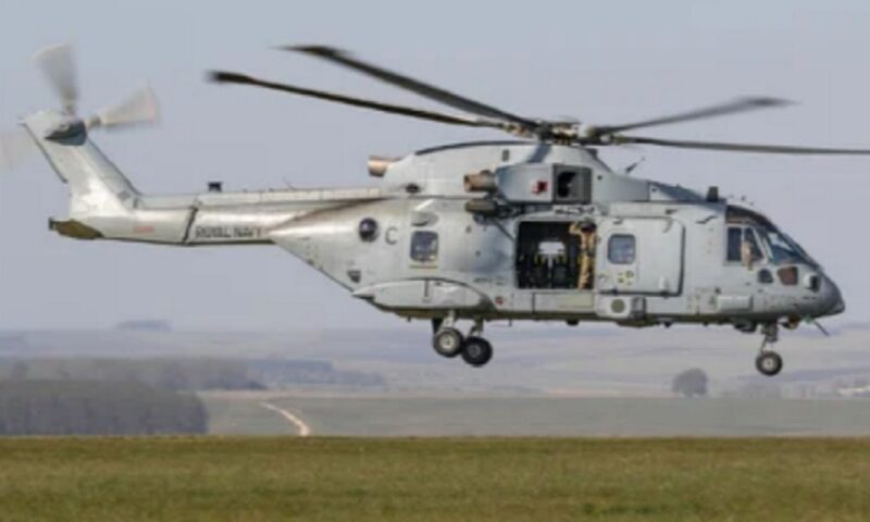 Elicopter al Marinei Regale, prăbușit în sud-vestul Angliei. Zona a fost izolată de autorități