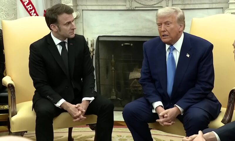 Donald Trump și Emmanuel Macron, întâlnire la Versailles după summitul G7. Ce teme sunt pe agenda discuțiilor