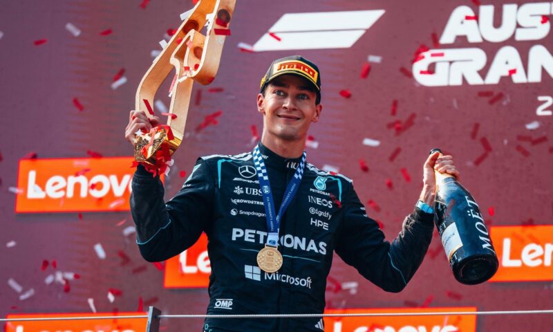 George Russell a câștigat Marele Premiu al Austriei. Verstappen și Antonelli au completat podiumul