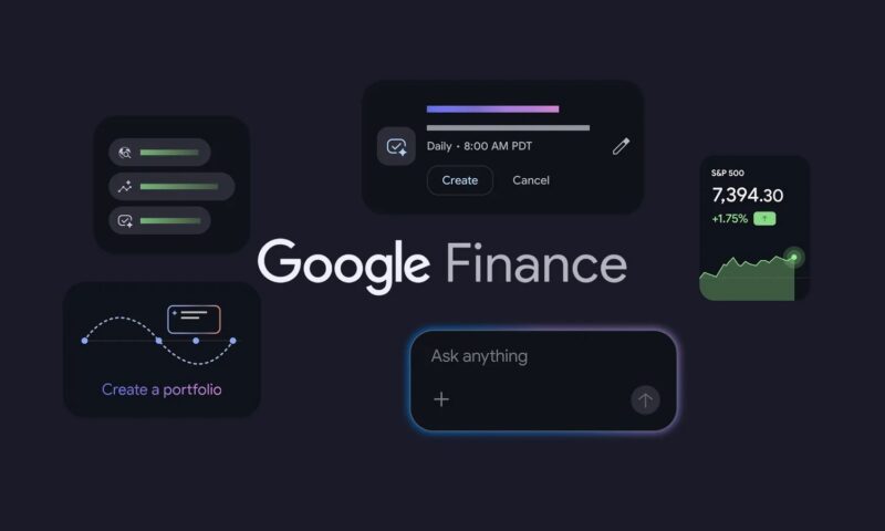 Google Finance se reprofilează: portofolii inteligente, briefinguri AI și aplicație nouă pentru Android