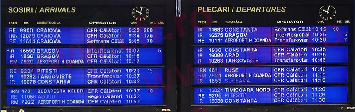 Întârzieri CFR