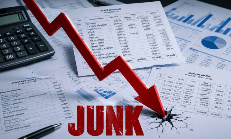 România se apropie de zona „junk”. Ce efecte ar putea avea asupra populației și companiilor