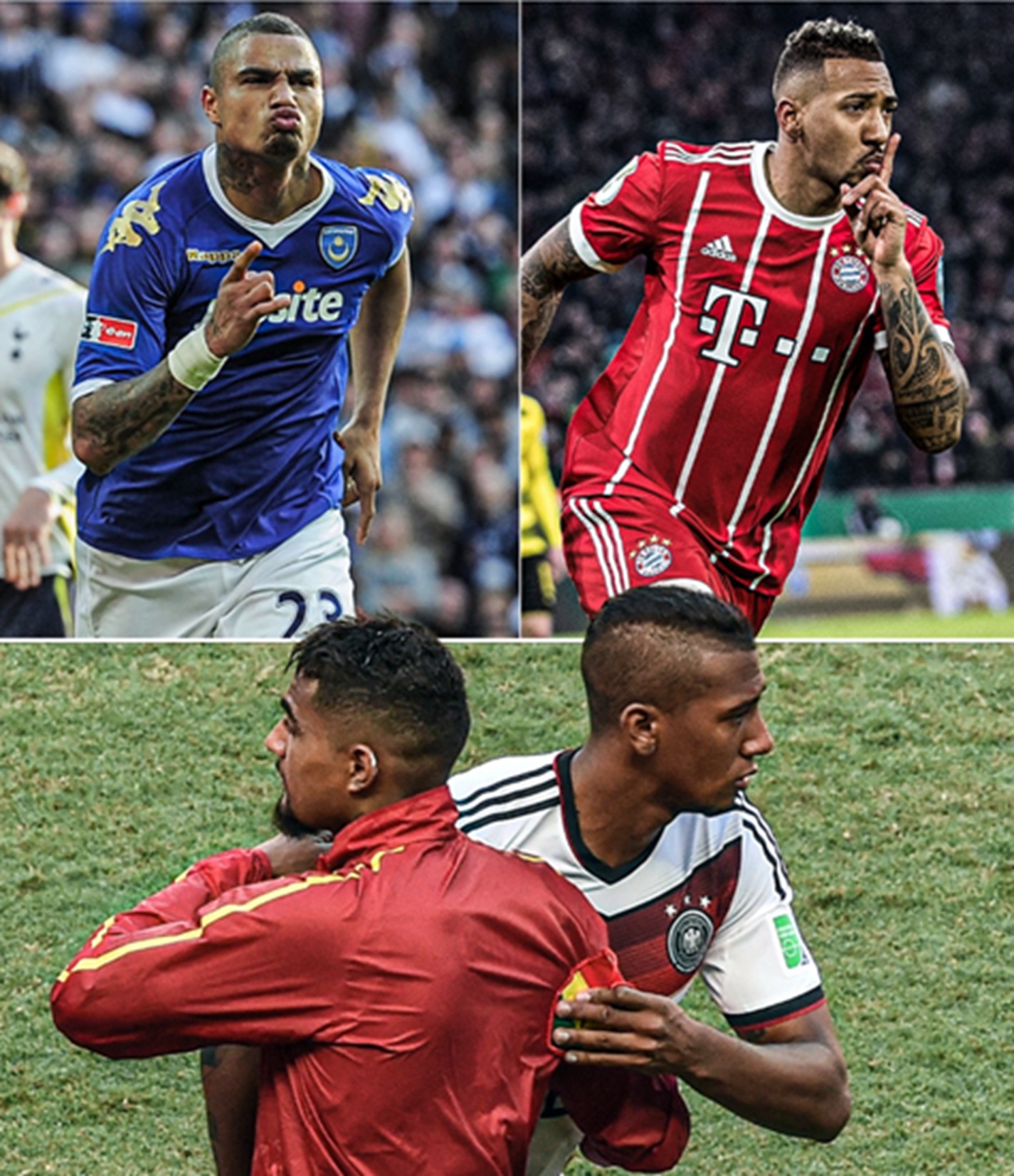 Jerome Boateng și Kevin Prince
