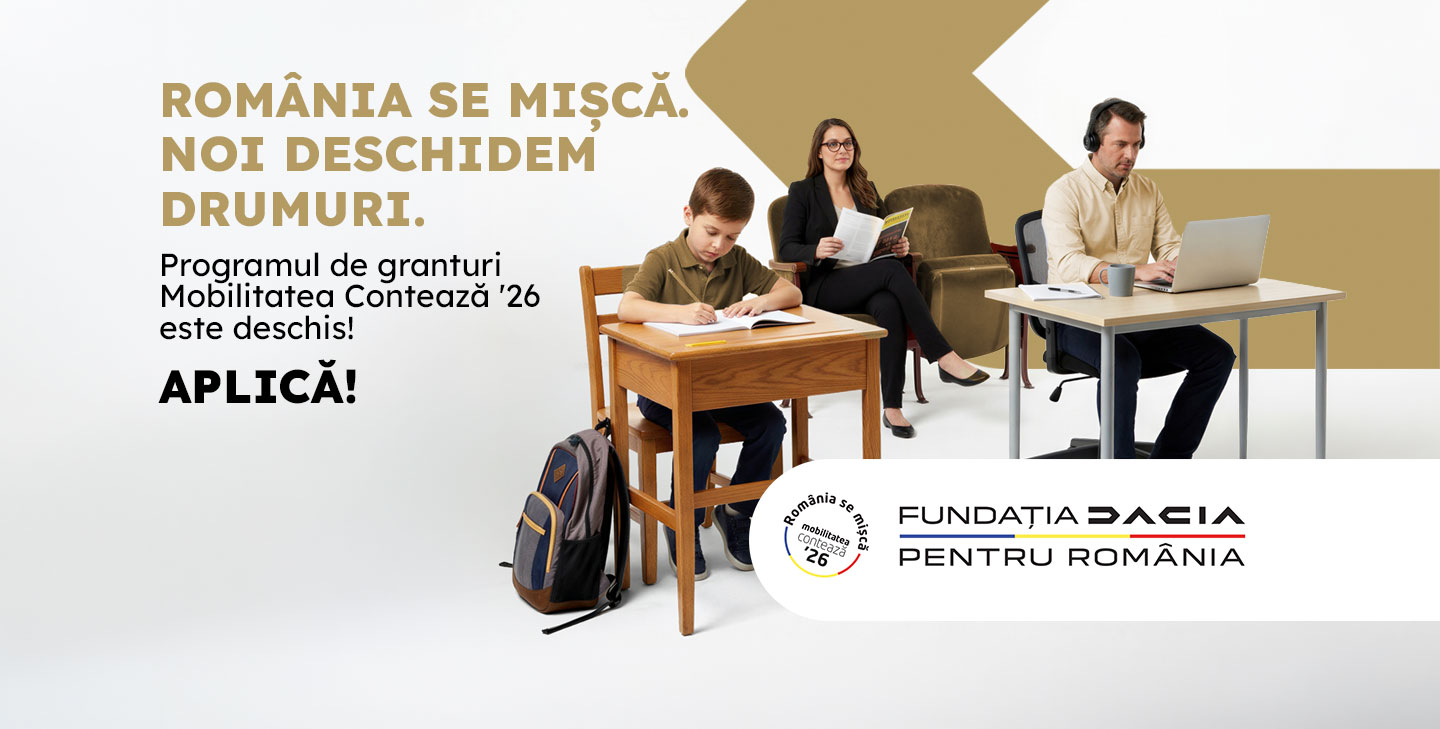 Fundația Dacia pentru România alocă încă 1 milion de euro pentru mobilitate și lansează cea de-a doua ediție a programului de granturi „Mobilitatea contează” - 2026-2027