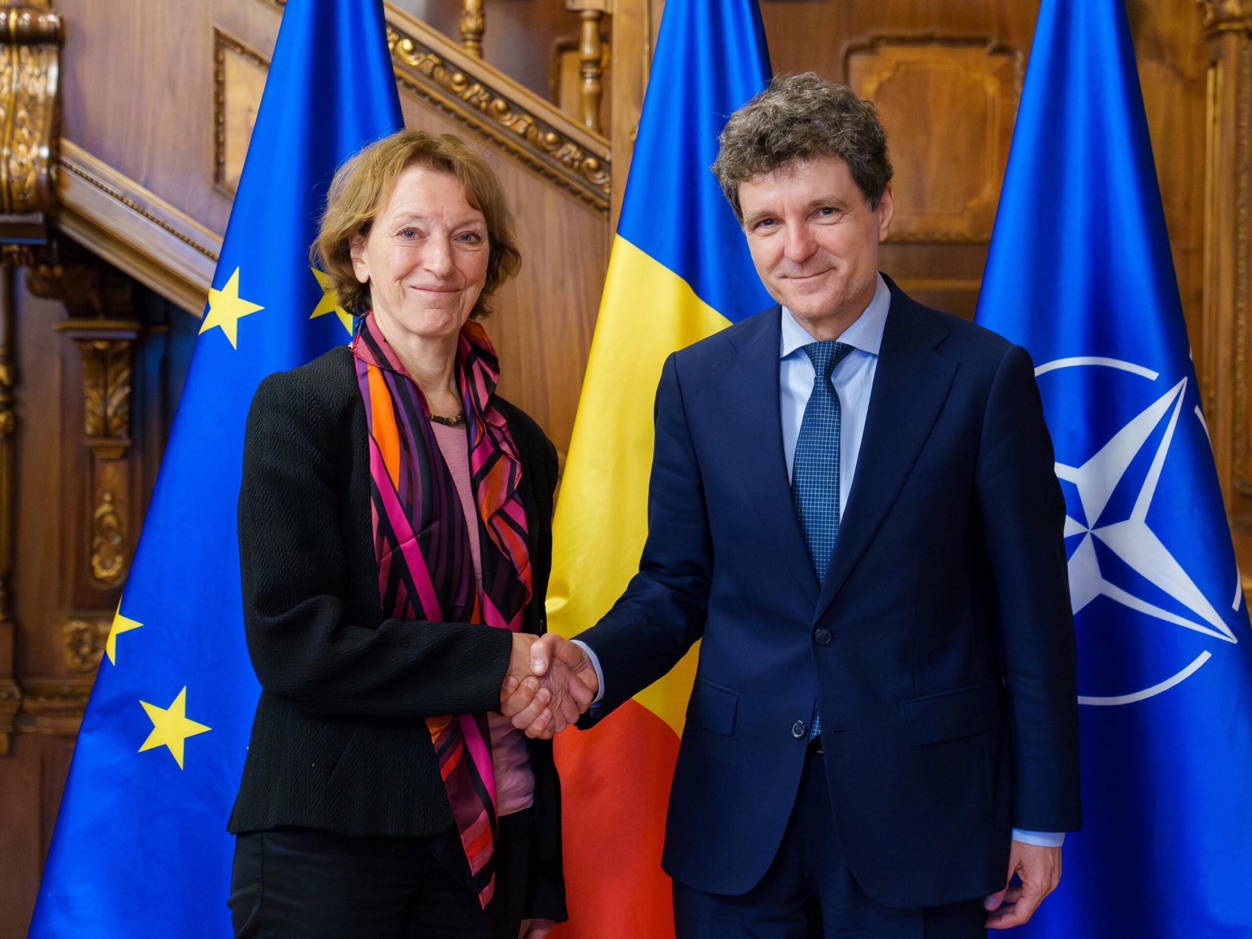Nicușor Dan cere investiții mai mari în cercetare. Mesajul transmis după întâlnirea cu șefa Consiliului European pentru Cercetare
